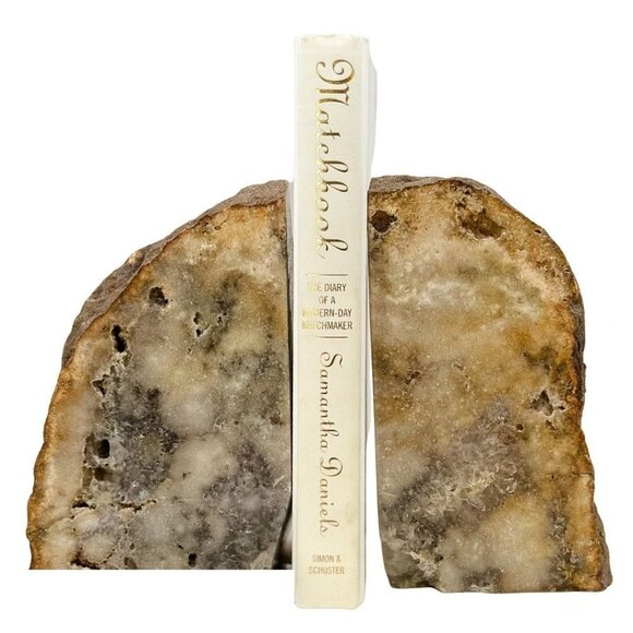 Pink Amethyst, Crystal Bookends, from Patagonia, Argentina, Geode Accents (AG) - Picture 2 of 8